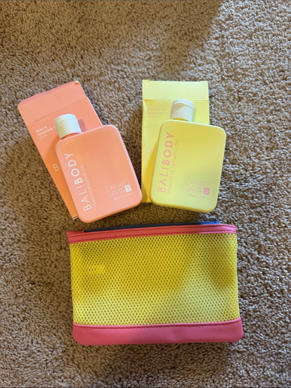Bali Body Peach & Pineapple Tanning Oil Duo